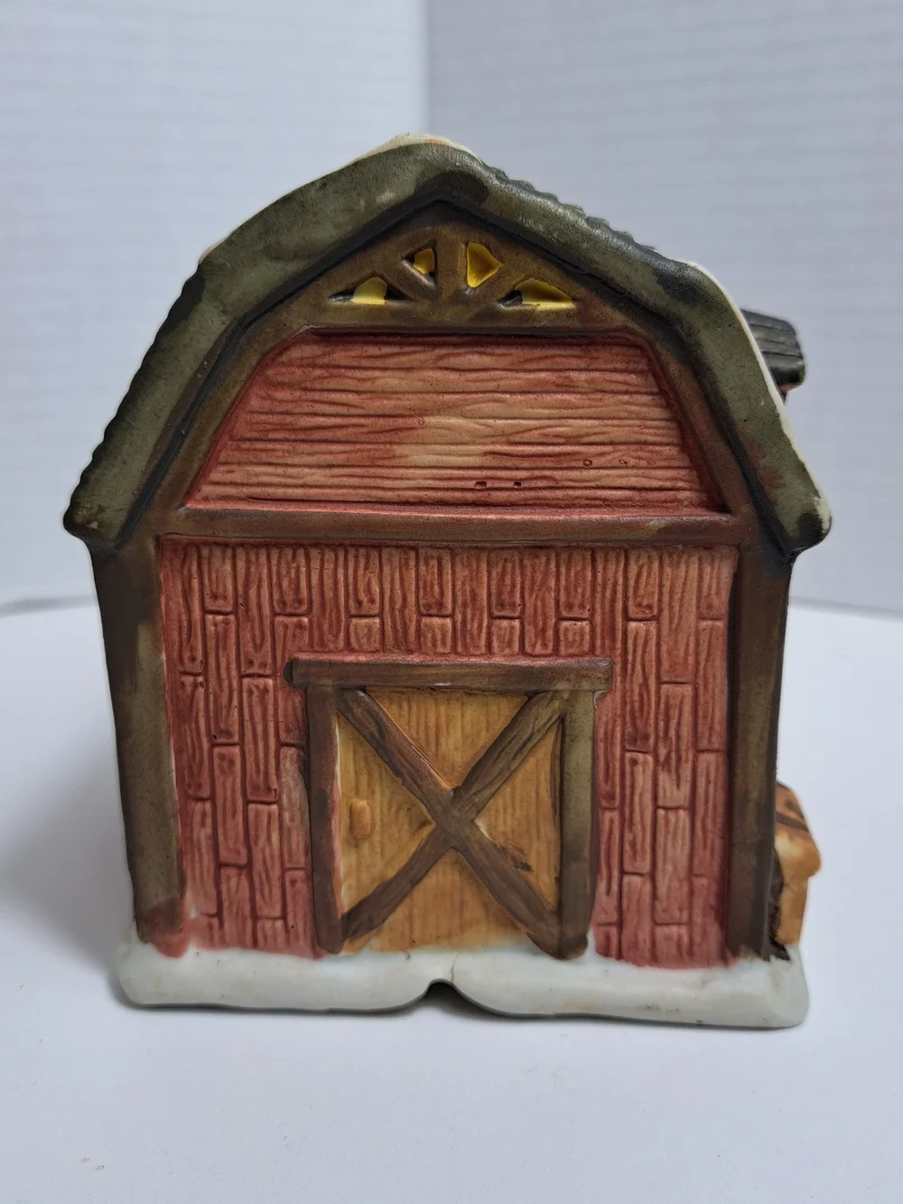 Vintage 1995 Dickens Sugar Creek Country Barn & 1995 Blacksmith Shop Lot of 2